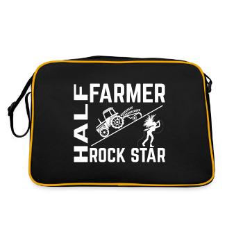 Bauer Farmer Rock Star n Roll music - Retro Bag - black/gold - Back