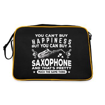 Jazz saxophone - Sac Retro - noir/or - Dos