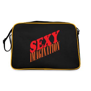 Sexy imagination - Retro Bag - black/gold - Back