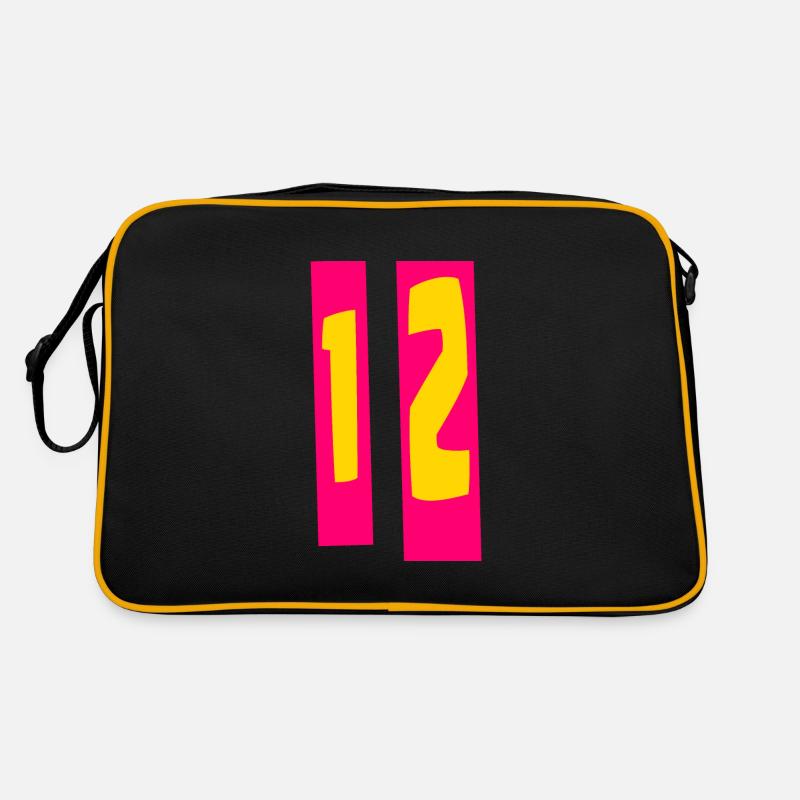 12 Geburtstag Retro Tasche