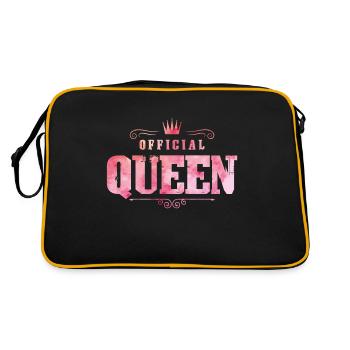 Couronne de reine - Sac Retro - noir/or - Dos