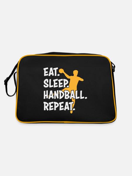 Handball handball cadeau - Sac Retro - noir/or