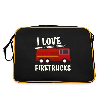 Fire engine fire engine - Retro Bag - black/gold - Back