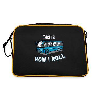 Bus driver bus - Retro Bag - black/gold - Back