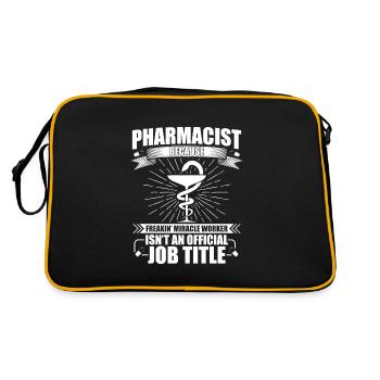 Pharmacists - Retro Bag - black/gold - Back