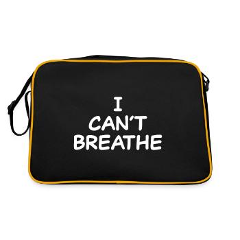 I Can't Breathe - Retro Bag - black/gold - Back