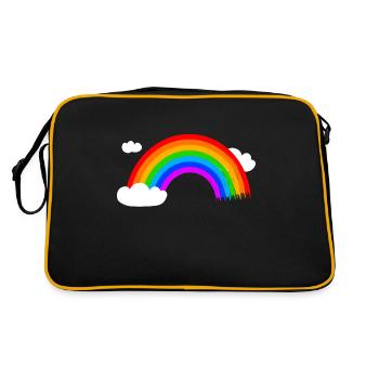 Arc-en-ciel - Sac Retro - noir/or - Dos
