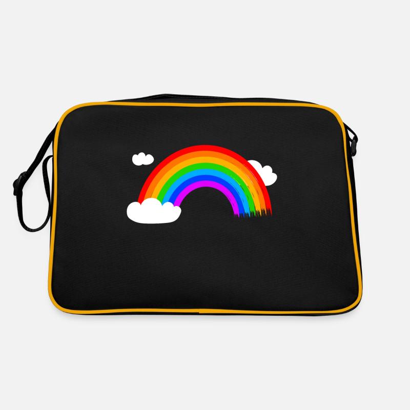 Regenbogen Retro Tasche