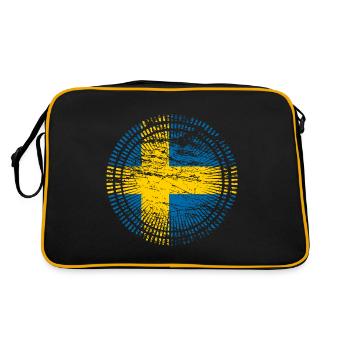 Sweden - Retro Bag - black/gold - Back