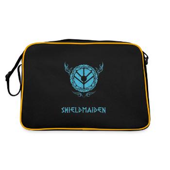 SHIELDMAIDEN - Sac Retro - noir/or - Dos