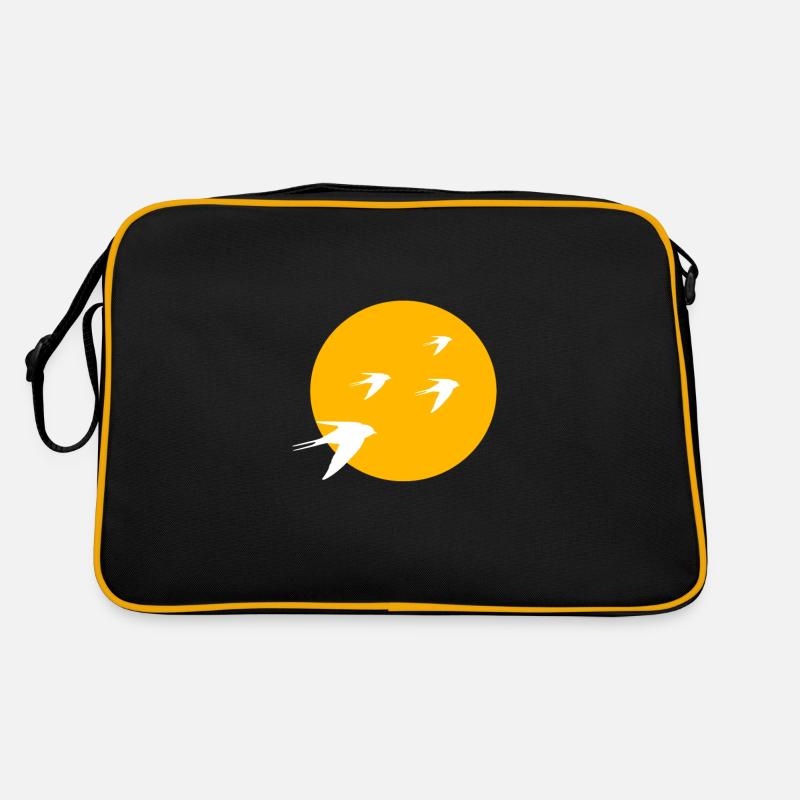 Oiseaux oiseau soleil Sac Retro