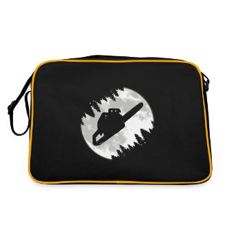 Tronçonneuse Tronçonneuse Forester Tronçonneuses à bois - Sac Retro - noir/or - Dos
