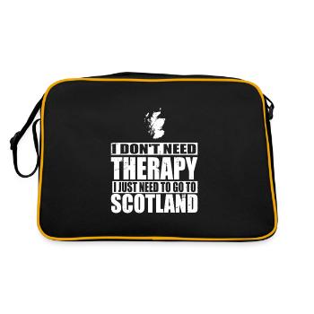 Scotland Scots Scottish Scottish - Retro Bag - black/gold - Back