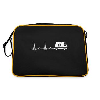 Idée cadeau paramédical Médecin urgentiste paramédical - Sac Retro - noir/or - Dos