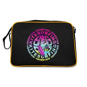 kitesurf - Sac Retro - noir/or - Dos