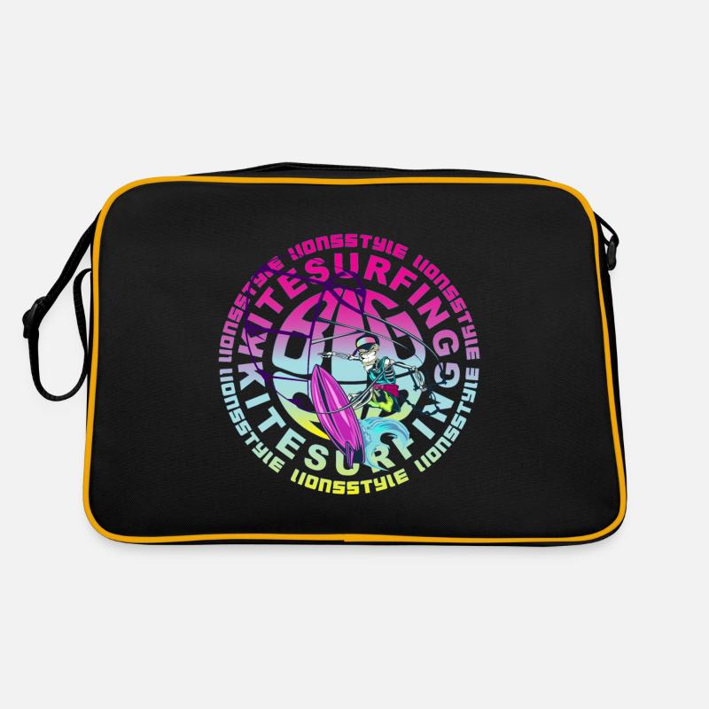 kitesurf - Sac Retro - noir/or