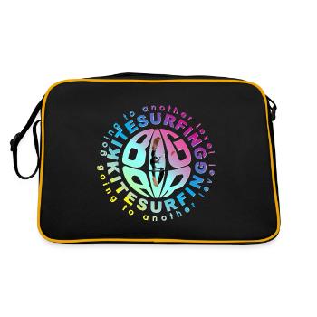 kitesurf en gros air - Sac Retro - noir/or - Dos