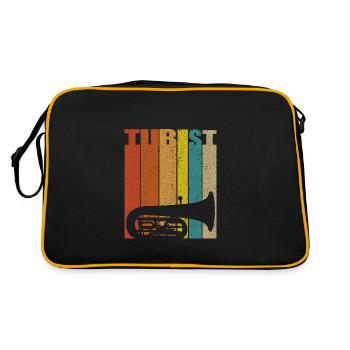 Tuba joueur de tuba joueur de tuba - Sac Retro - noir/or - Dos