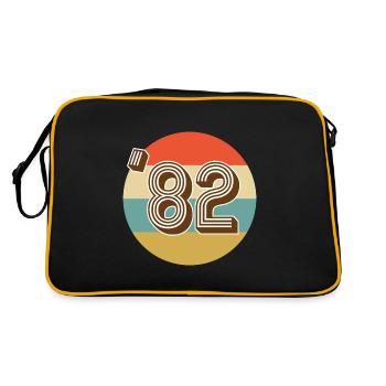1982 vintage vintage - Retro Bag - black/gold - Back