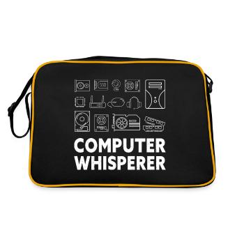 Tech Support Nerds Geek... Programmers & Nerd - Retro Bag - black/gold - Back