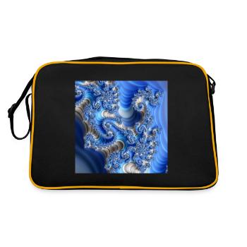 Fractal #X38 - Sac Retro - noir/or - Dos