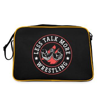 Wrestling Wrestle Wrestle - Retro Bag - black/gold - Back