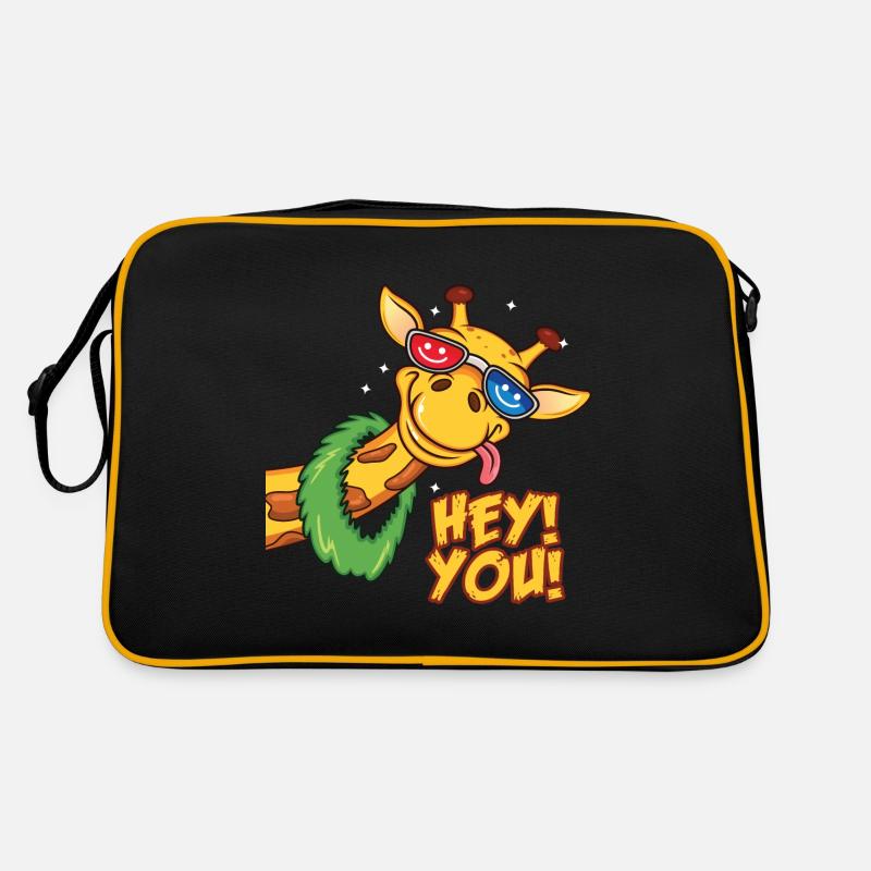 Giraffe Giraffe Giraffe Lover Funny Happening Retro Bag
