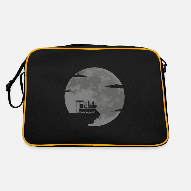 Railway model railway train driver Railway operator - Retro Bag - black/gold