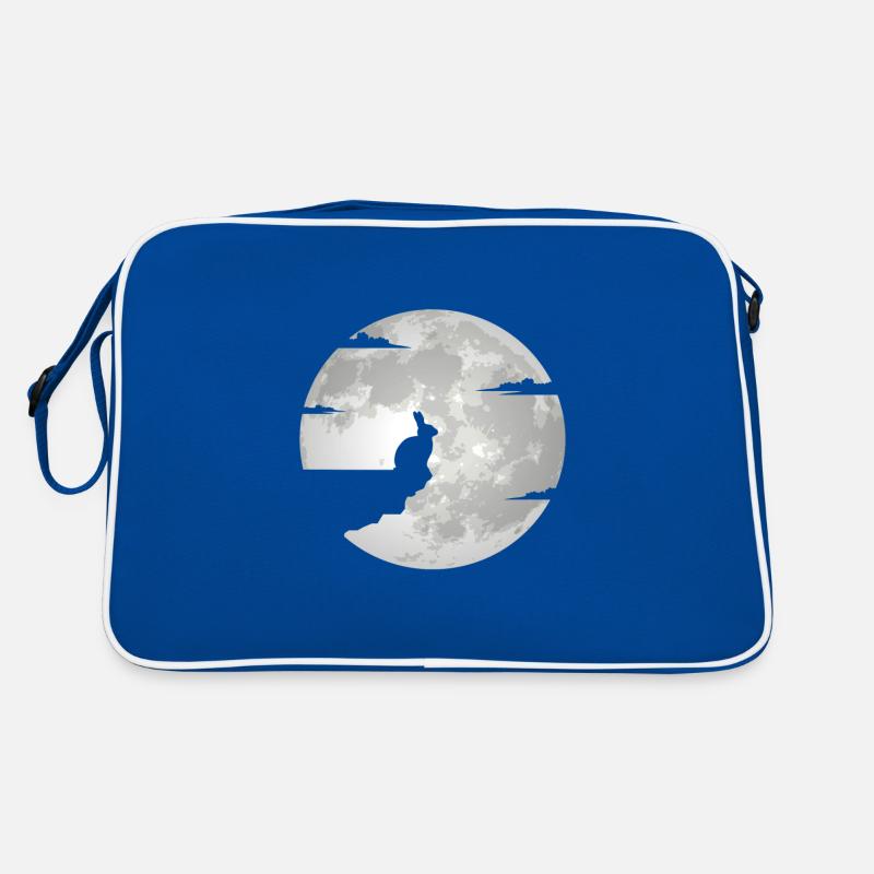 Moon Karnickel Bunnies Easter Retro Bag