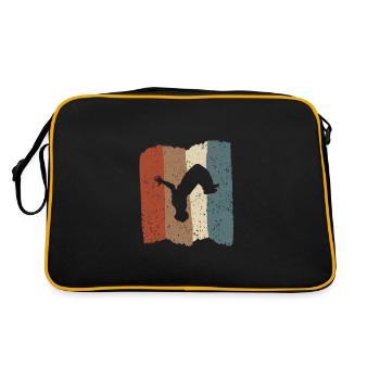Parkour Freerunning Parcour Freerunner - Sac Retro - noir/or - Dos