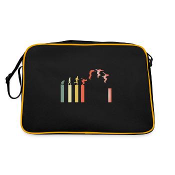 Parkour Freerunning Parcour Freerunner - Sac Retro - noir/or - Dos