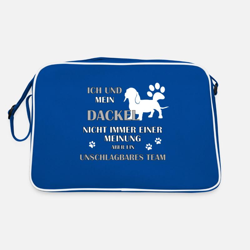Dackel Retro Tasche