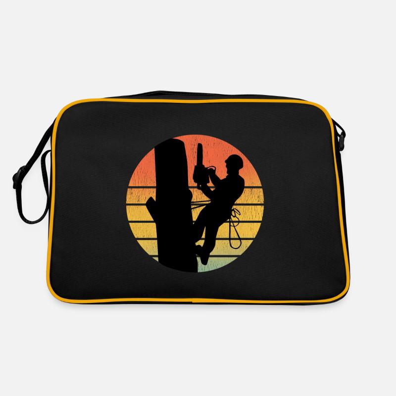 Arborist Tree Climber Climbing Vintage Rétro Sac Retro