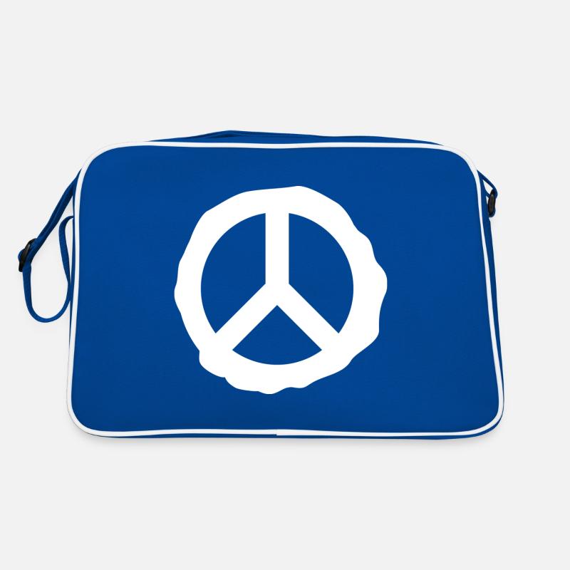 Peace Frieden Geschenkidee Geburtstag Retro Tasche