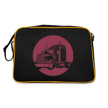 Le camion - Sac Retro - noir/or - Dos
