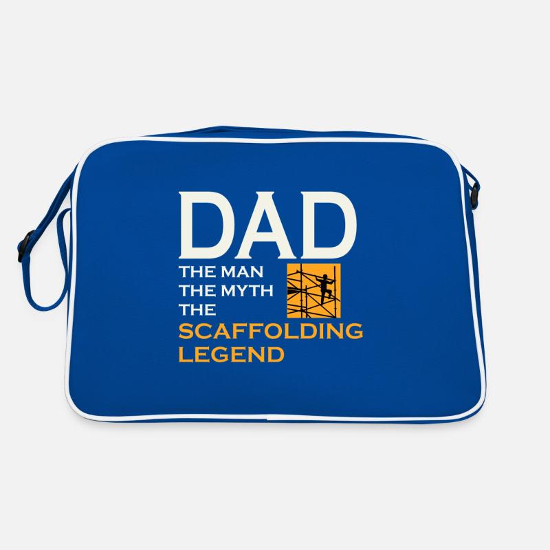 Échafaudage Échafaudage Échafaudage Papa Pères jour Sac Retro