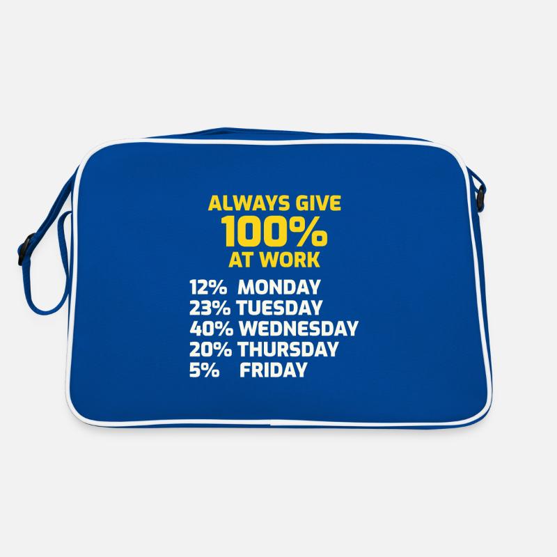 Funny Work Office Workplace Sarcastic Sayings Retro Bag