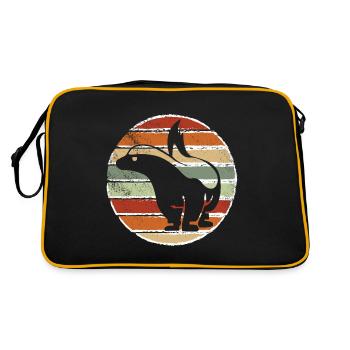 Rétro 1990- 1000 000 000 000 - Sac Retro - noir/or - Dos