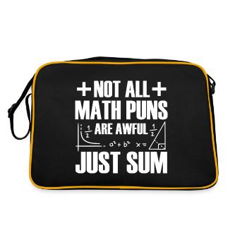 Professeur de mathématiques Mathématicien Professeur de mathématiques Mathématiques - Sac Retro - noir/or - Dos