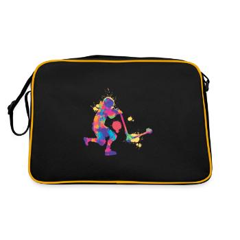 Scooter Tretroller Stunts Skatepark Tretroller - Retro Bag - black/gold - Back