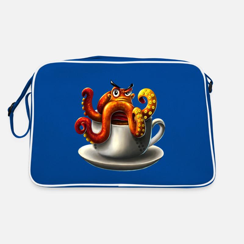 Coffee Octopus Retro Bag