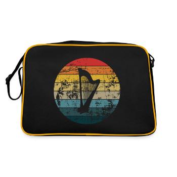 HARPE VINTAGE HARPE - Sac Retro - noir/or - Dos