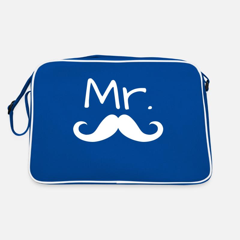 Mr gift wedding marriage bride Retro Bag
