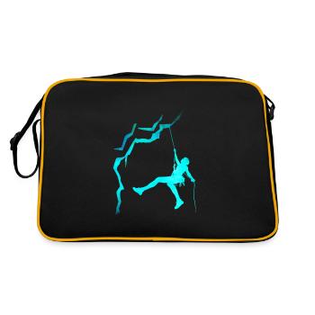 Escalade grimpeuse / grimpeur - Sac Retro - noir/or - Dos