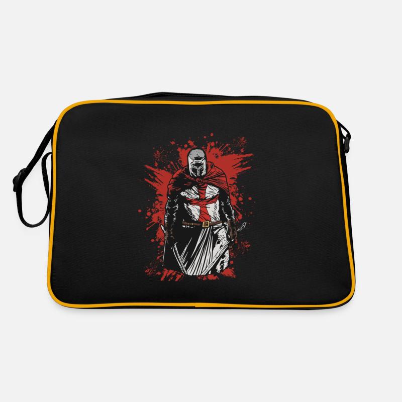 Crusader Knights Templar Deus Vult Knight Templar Retro Bag