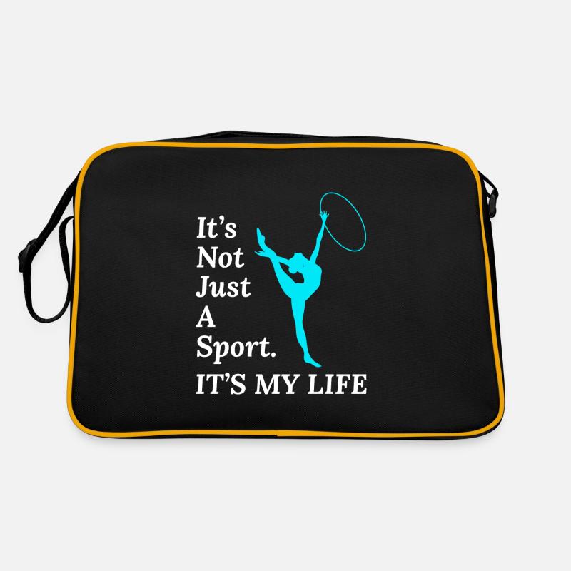 Gymnastics Gymnast Backflip Tumbling Acrobatics Retro Bag