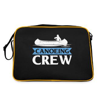 Groupe d’équipage de canoë Drôle en plein air - Sac Retro - noir/or - Dos