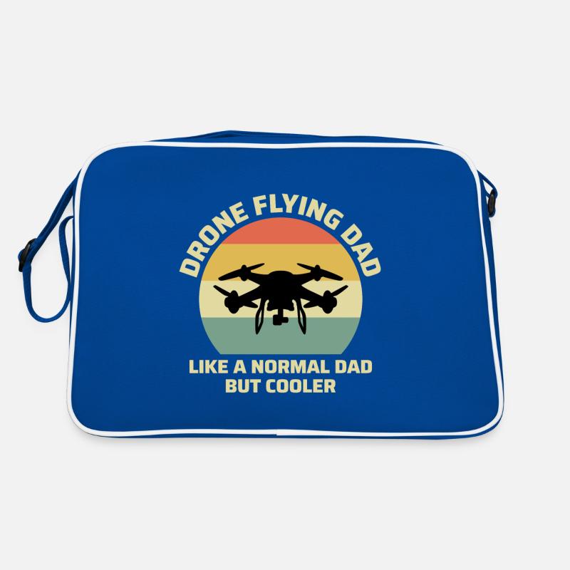 FPV Drone Racing Quadcopters RC Pilot Dad Father Retro Bag