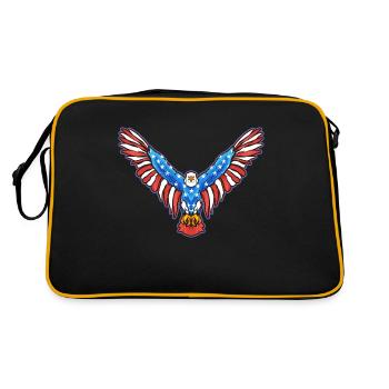 American Bald Eagle American 4. - Retro Bag - black/gold - Back