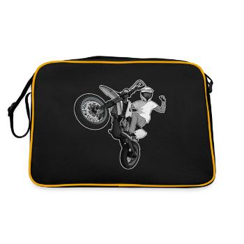 Supermoto / Supermotard / Supermoto Wheelie Bikers - Retro Bag - black/gold - Back